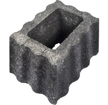 Betonpflanzstein mit wellenförmigem Rand und rechteckiger Aussparung