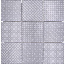 Produktbild: Keramikmosaik Geo grey 30x30 cm