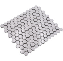 Mosaikfliese mit hexagonalen Elementen