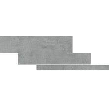 Feinsteinzeug Wand- und Bodenfliese HOMEtek anthracite matt Mixformat 5/10/15 x 60 cm