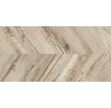 Keramikfliese mit Holzoptik im Fischgrätmuster