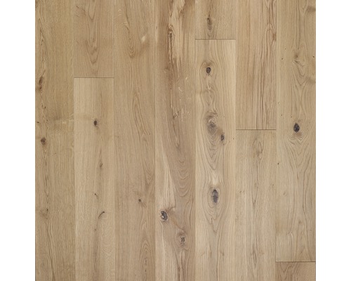 Verlegung von hellem Eichenparkett