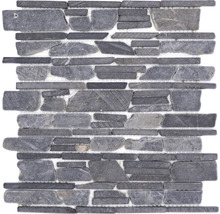 Bruchmosaik MOS Brick 210 schwarz 30,5x30,5 cm