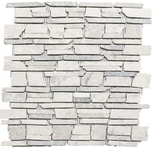 Bruchmosaik MOS Brick 230 grau 30,5x30,5 cm