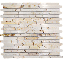 Produktbild: Natursteinmosaik MOS Brick 2807 beige 30,5x32,2 cm