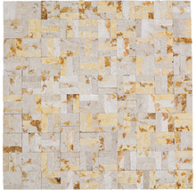Produktbild: Natursteinmosaik MOS X3D 63 beige 30x30 cm