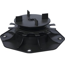 Verstellfuß für Terrassendielen zur Erhöhung von Terrassen