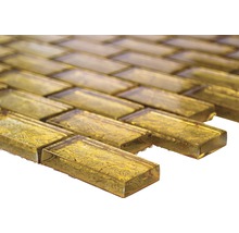 Nahaufnahme von Mosaikfliesen aus Glas