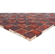 Mosaikfliesen aus Glas in quadratischer Form