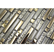 Mosaikfliese mit verschiedenen Mustern und Formen