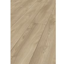 Nahaufnahme von Laminatboden mit Holzoptik