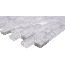 Mosaikfliese aus Marmor und Glas