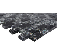 Mosaikfliese aus Glas und Stein