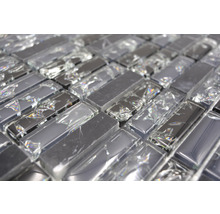 Mosaikfliese aus Glas und Stein