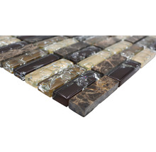 Mosaikfliesen aus Glas und Stein