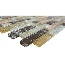 Mosaikfliesen aus Glas und Stein