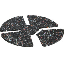 Schallschutzmatte aus Gummigranulat für Sonnenschirme