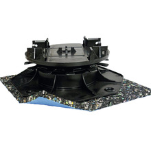 Terrassenlager mit Dämmmatte für Terrassenbau