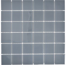 Produktbild: Glasmosaik CM4SE20F Crystal uni grau 30x30 cm