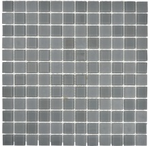 Glasmosaik CM4SE5M Crystal grau 30x30 cm