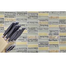 Messerblock mit verschiedenen Messern und einer Schere