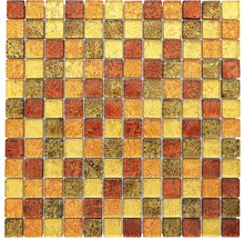 Produktbild: Glasmosaik CM 4AL14 30x30 cm mix braun/gold/orange