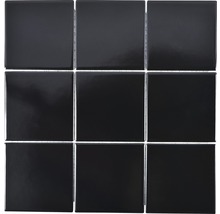 Produktbild: Keramikmosaik CQ 125 30x30 cm schwarz matt