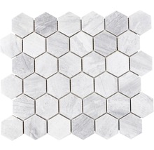 Produktbild: Keramikmosaik CTR HX21GM 32,5x28,1 cm grau matt