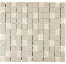 Produktbild: Keramikmosaik CU G80 32,7x30,2 cm mix beige