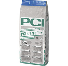 PCI Carraflex® verformungsfähiger Dünnbettmörtel für Naturwerksteinbeläge weiß C2FTE-S1 5 kg