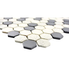 Sechseckige Mosaikfliesen aus Keramik