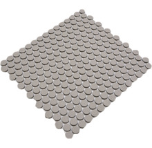 Mosaikfliese mit runden Steinen