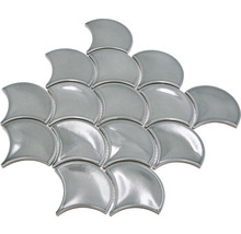 Mosaikfliesen in Fächerform