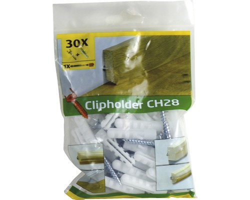 Clipholder CH28 Leistennagel