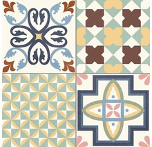 Keramikfliesen mit verschiedenen Mustern