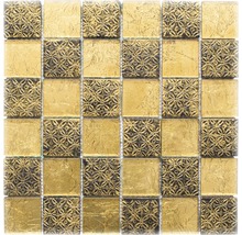 Produktbild: Glasmosaik XCM 8OP7 30x30 cm gold