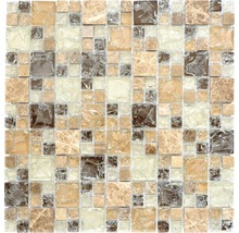 Glasmosaik XIC K1453 30,5x30,5 cm braun/beige