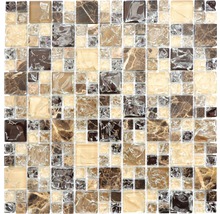 Produktbild: Glasmosaik XIC K1455 30,5x30,5 cm braun/beige