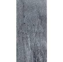 Graue Steinzeugfliese mit strukturierter Oberfläche