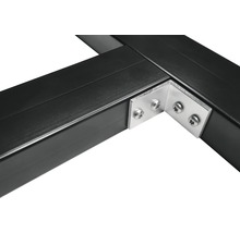Winkel für Diagonalaussteifung für Unterkonstruktionen Aluminium Pack = 30 Stück inkl. 120 Schrauben Edelstahl A2 3,9x19 mm
