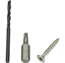 Bohrer, Bit und Schraube