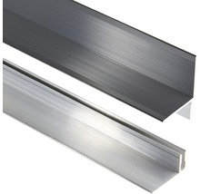 Konsta Wandabschluss Aluminium eloxiert Anthrazit 40x40x2500 mm