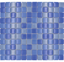 Produktbild: Glasmosaik XCM 8222 30,2x32,7 cm blau