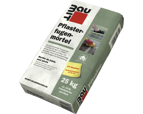 Sack Pflasterfugenmörtel, 25 Kilogramm
