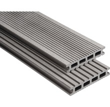 Konsta WPC Terrassendiele Futura graubraun gebürstet 26x145 mm (Meterware ab 1000 mm bis max. 6000 mm)