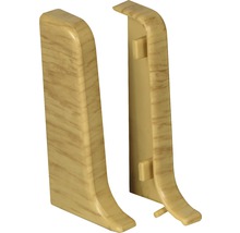 Zwei Sockelleisten aus Kunststoff