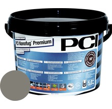 PCI Nanofug® Premium Variabler Flexfugenmörtel für alle Fliesen und Natursteine zementgrau 5 kg