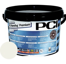 PCI Nanofug® Premium Variabler Flexfugenmörtel für alle Fliesen und Natursteine lichtgrau 5 kg