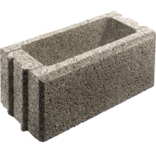 Grauer Betonhohlblockstein