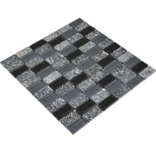 Mosaikfliese aus Stein und Glas